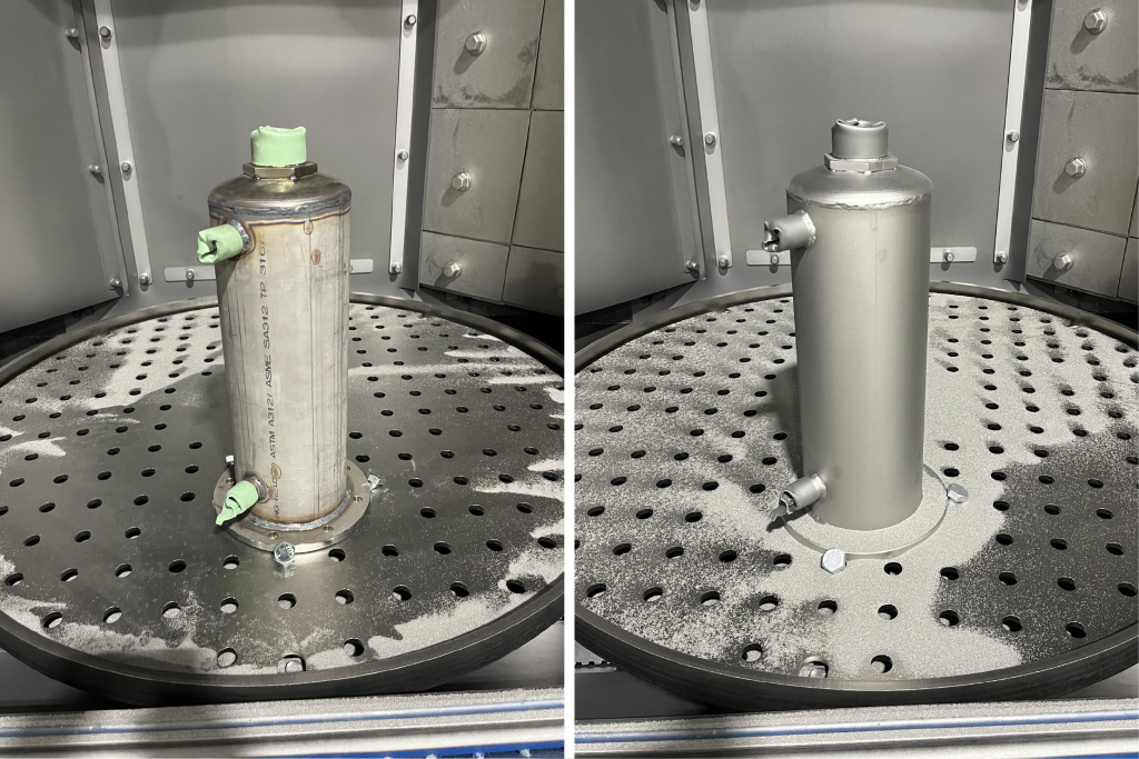 Before and After Blasting