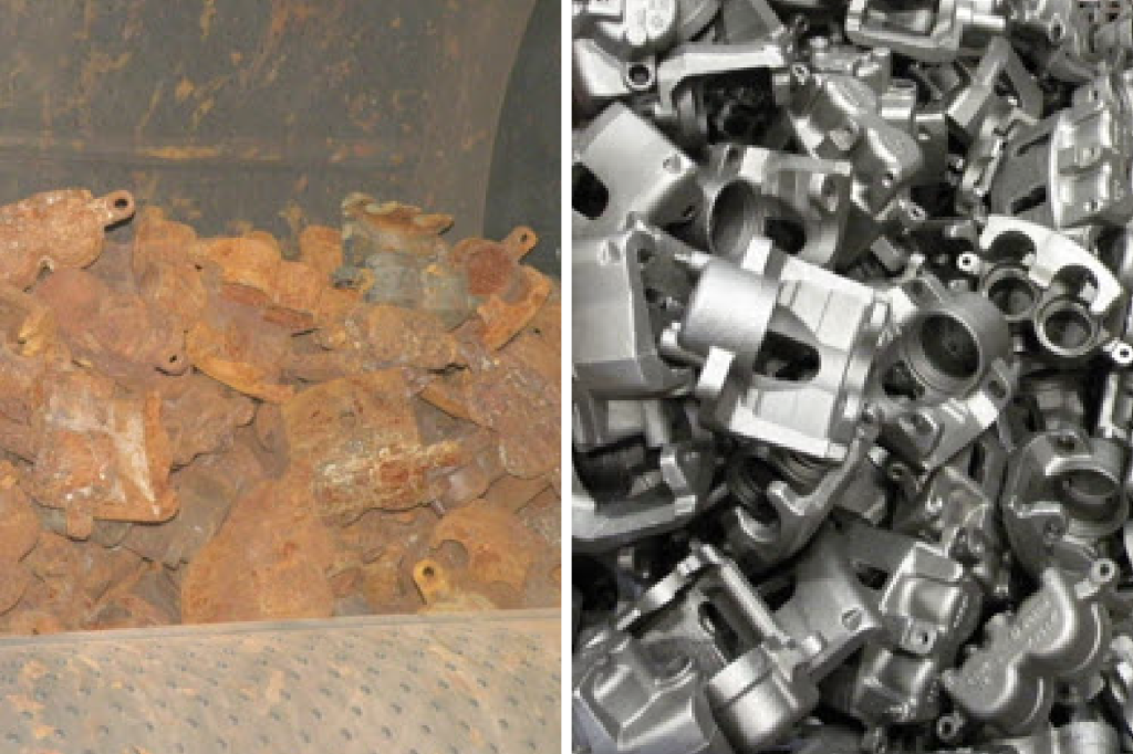 Before and After Blasting